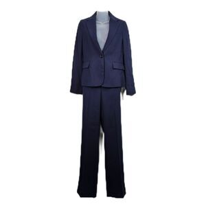 NWT Mango Navy Pant Suit - S